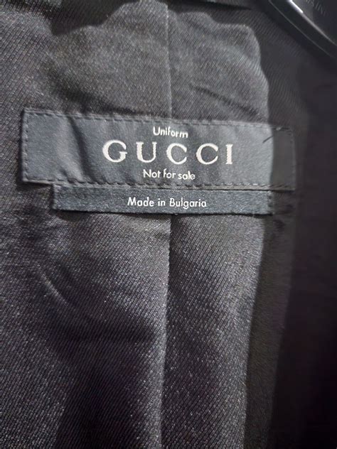uniform gucci not for sale
